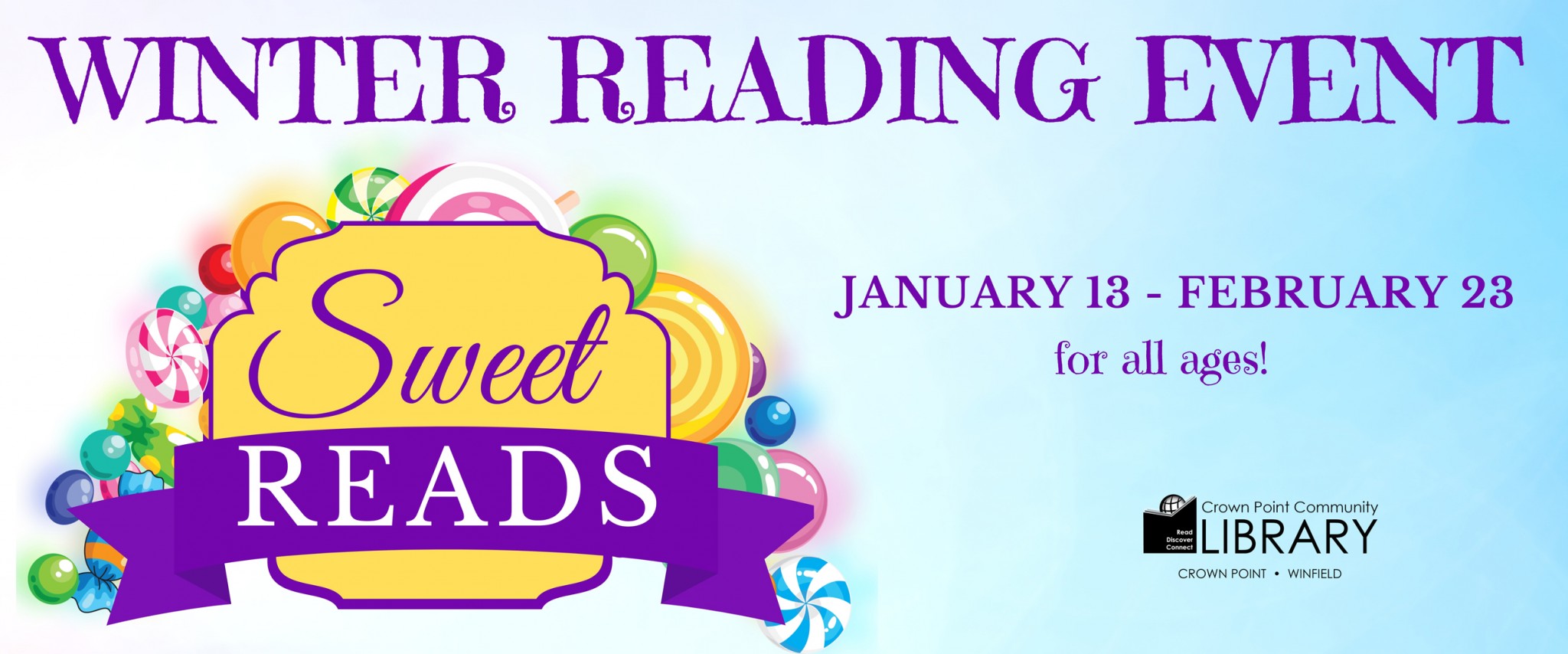 Crown Point Community Library Sweet Reads Winter Reading Event