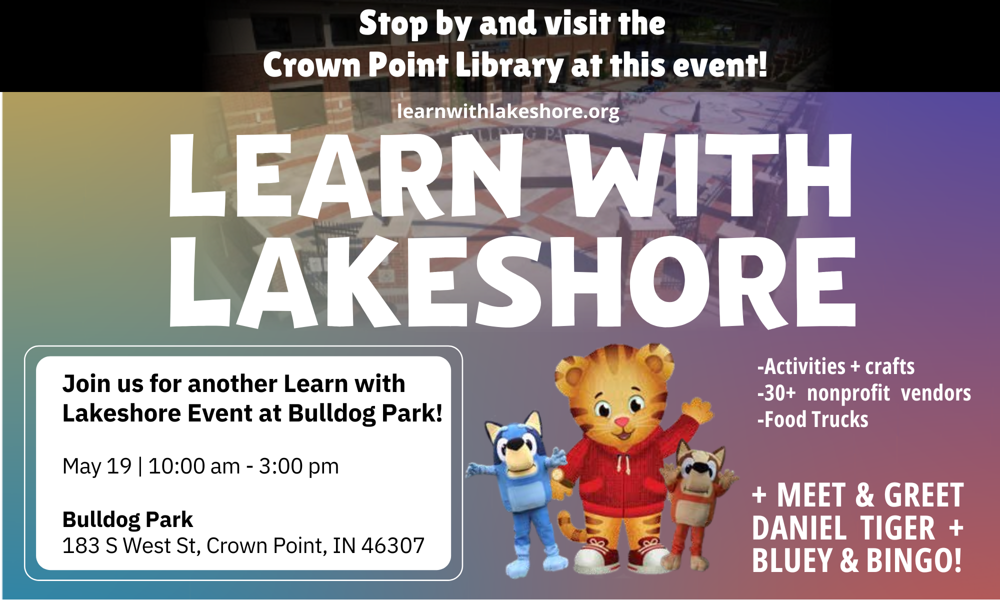 Crown Point Community Library - LearnWithLakeshore-w (20 x 12 in)